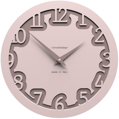 Zegar ścienny Labyrinth CalleaDesign jasnoróżowy 10-002-31