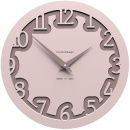 Zegar ścienny Labyrinth CalleaDesign jasnoróżowy 10-002-31