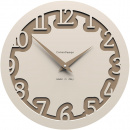 Zegar ścienny Labyrinth CalleaDesign lniany 10-002-11