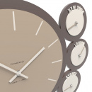 Zegar ścienny London CalleaDesign caffelatte 12-006-14