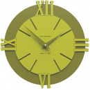 Zegar ścienny Louis CalleaDesign cedrowo-zielony 10-006-51