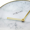 Zegar ścienny Marble biały Nextime 40 cm 8189 WI