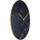 Zegar ścienny Marble czarny Nextime 40 cm 8189 ZW