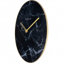 Zegar ścienny Marble czarny Nextime 40 cm 8189 ZW