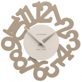 Zegar ścienny Mat CalleaDesign caffelatte 10-009-14