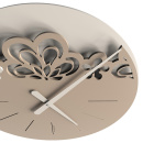 Zegar ścienny Merletto duży CalleaDesign aluminium / szary 56-10-2-2