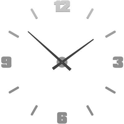 Zegar ścienny Michelangelo duży CalleaDesign aluminium 10-306-02