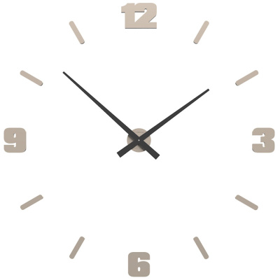 Zegar ścienny Michelangelo duży CalleaDesign piaskowy 10-306-12