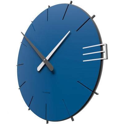Zegar ścienny Mike CalleaDesign electric blue 10-019-75