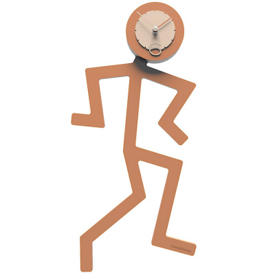 Zegar ścienny Mino CalleaDesign terakota 10-012-24