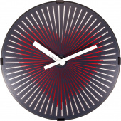 Zegar ścienny Motion Heart Nextime 30 cm - pulsujące serce 3221/3124