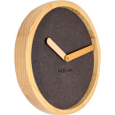 Zegar ścienny Nextime Calm 30 cm, brązowy 3155 BR