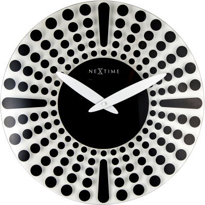 Zegar ścienny Nextime Dreamtime 43 cm, czarny 8182 ZW