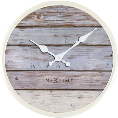 Zegar ścienny Nextime Plank 30 cm 3133 GS