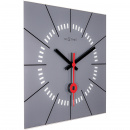 Zegar ścienny Nextime Stazione 35 x 35 cm, szary 8636 GS