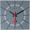 Zegar ścienny Nextime Stazione 35 x 35 cm, szary 8636 GS