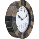 Zegar ścienny ogrodowy Aster imitacja kamienia Nextime 26 cm 4311