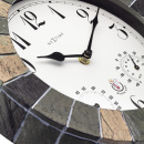 Zegar ścienny ogrodowy Aster imitacja kamienia Nextime 26 cm 4311