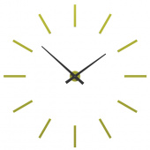 Zegar ścienny Pinturicchio duży CalleaDesign cedrowy-zielony 10-303-51