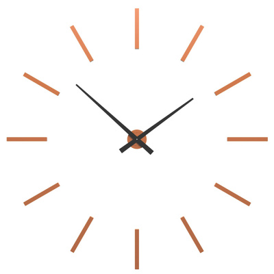 Zegar ścienny Pinturicchio duży CalleaDesign terakota 10-303-24