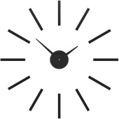 Zegar ścienny Pinturicchio mały CalleaDesign czarny 10-301-05