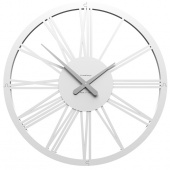 Zegar ścienny Pompei CalleaDesign biały 10-207-01