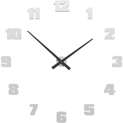 Zegar ścienny Raffaello duży CalleaDesign biały 10-309-01