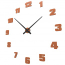 Zegar ścienny Raffaello duży CalleaDesign cedrowo-zielony 10-309-51