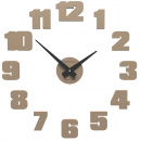 Zegar ścienny Raffaello mały CalleaDesign caffelatte 10-307-14