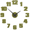 Zegar ścienny Raffaello mały CalleaDesign oliwkowo-zielony 10-307-54