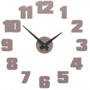 Zegar ścienny Raffaello mały CalleaDesign szara śliwka 10-307-34