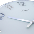 Zegar ścienny Reflect biały Nextime 43 cm 8190 WI