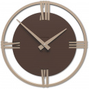 Zegar ścienny rzymskie cyfry Sirio38 CalleaDesign czekoladowy 10-031-69