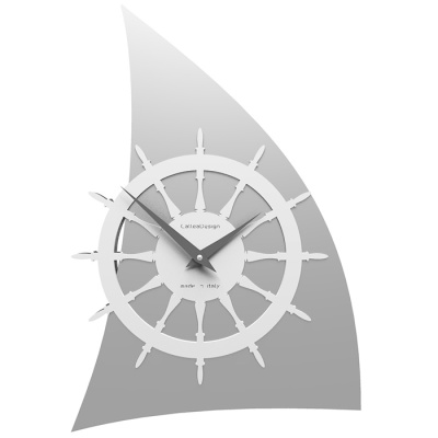 Zegar ścienny Sailing CalleaDesign biały 10-014-1