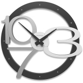 Zegar ścienny Scarlett CalleaDesign czarny 10-127-5