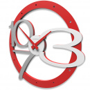 Zegar ścienny Scarlett CalleaDesign pomarańczowy 10-127-63