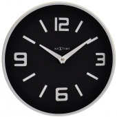 Zegar ścienny Shuwan Nextime 43 cm, czarny 8148 ZW