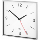 Zegar ścienny Sillar Zack kwadratowy 26x26cm, biały 60053