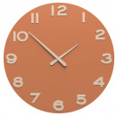 Zegar ścienny Smarty Number CalleaDesign terakota 10-205-24
