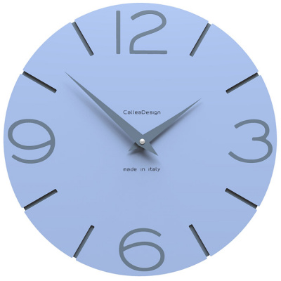 Zegar ścienny Smile CalleaDesign błękitny 10-005-41
