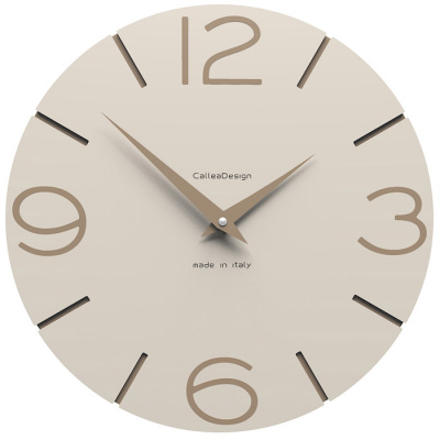 Zegar ścienny Smile CalleaDesign lniany 10-005-11