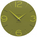 Zegar ścienny Smile CalleaDesign oliwkowy-zielony 10-005-54