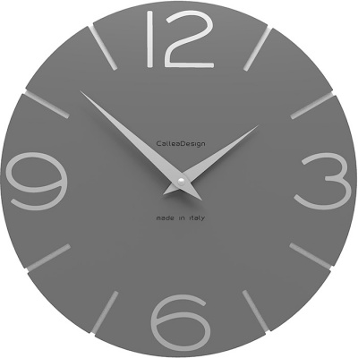 Zegar ścienny Smile CalleaDesign szary 10-005-3