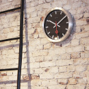 Zegar ścienny Station czarny cyferblat Nextime 35 cm 3999 STZW