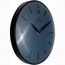 Zegar ścienny sterowany radiowo, czarny Glamour Nextime 30 cm 3256 ZWRC