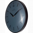 Zegar ścienny sterowany radiowo, czarny Glamour Nextime 30 cm 3256 ZWRC