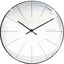 Zegar ścienny / stojący Big Stripe Mini Dome Nextime 20 cm, biały 3506 WI
