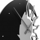 Zegar ścienny Sun & Moon CalleaDesign Swarovski crystals terakota 10-209-24