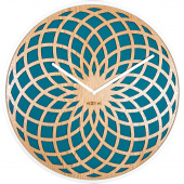 Zegar ścienny Sun Nextime 50 cm, turkusowy 3149 TQ