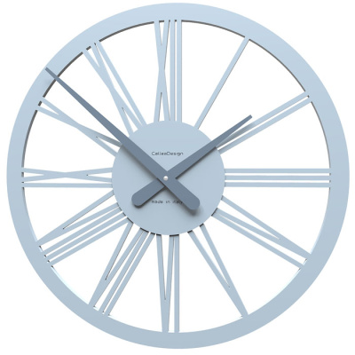 Zegar ścienny Tarquinio CalleaDesign błękitny 10-114-41